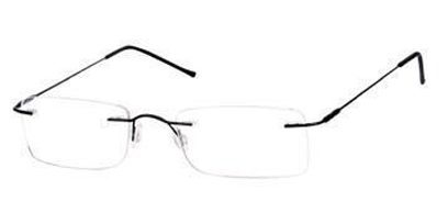 Rimless Glasses 183 --> Matt Black