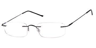 Rimless Glasses 185 --> Matt Black