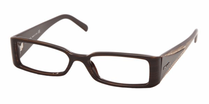 Prada Designer Glasses PR 25IV --> BLACK EBONY TRANSPARENT